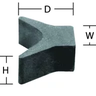 Nosač nosača prikolice Y-nosač 76,2 x 95,25 mm