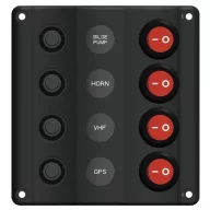 Nadzorna ploča s 4 ujednačene Wave-LED diode