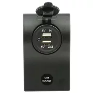 USB punjač dvostruki ugradbeni