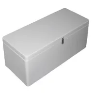   Naduvavajuće sjedalo za čamac s prostorom za pohranu, bijelo, 102 x 38,5 x 35,5 cm,