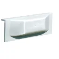 Zaštita za dok s rubom 25x9,6 cm bijela