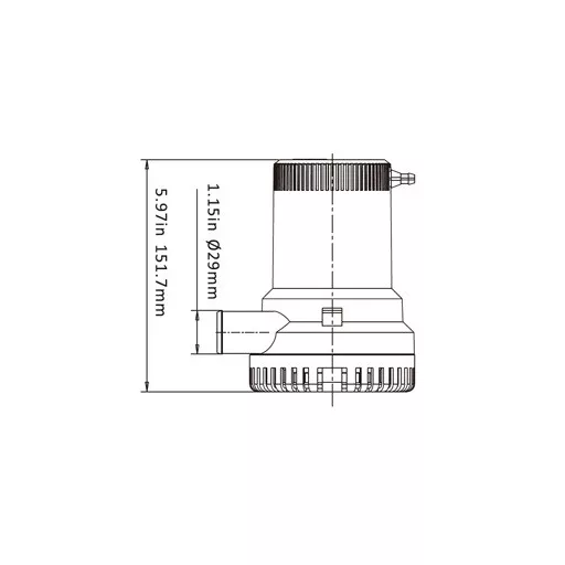 Pumpa za bilge 2000 GPH 12/24V
