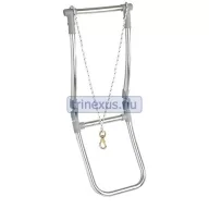 Ljestve za čamac za gumeni čamac od aluminija s 4 stupnja