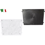 Antivibracijski plastični ogledalo siva 430x324 mm