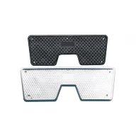 Antivibracijski plastični ogledalo sivo 308x104 mm