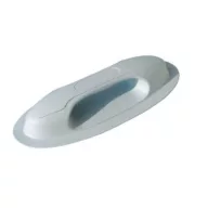 Gumeni rukohvat za čizme, ravni PVC vs. siva, 253 x 105 mm,