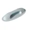 Gumeni rukohvat za čizme, ravni PVC vs. siva, 253 x 105 mm,