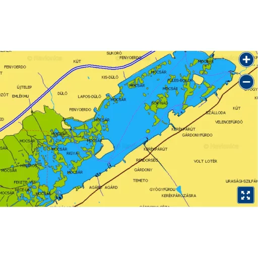 Navionics+ Dunav, Balaton, Venecijansko jezero, Jadran, Sredozemno more
