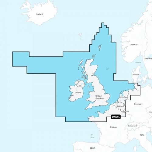 Navionics Platinum+ Nagy-Britannia, Írország és Hollandia (EU628L)