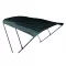 Bimini tető fekete 200 x 150 x 130 cm fekete cső fix keret EVA