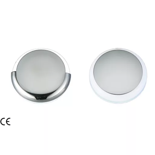Kabinsko svjetlo bijelo 9 LED 180 stupnjeva ABS/Nehrđajući čelik 42 mm