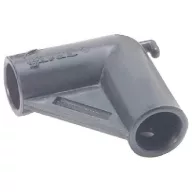 Bimini cijevni spojnik 90 stupnjeva plastika crna 22 mm