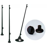 Plastični jarbol za zastavu s postoljem 29 cm