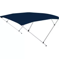   Krovni krov Bimini s dvostrukim okvirom tamnoplavi 225x150-170x129 cm