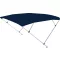Krovni krov Bimini s dvostrukim okvirom tamnoplavi 225x150-170x129 cm