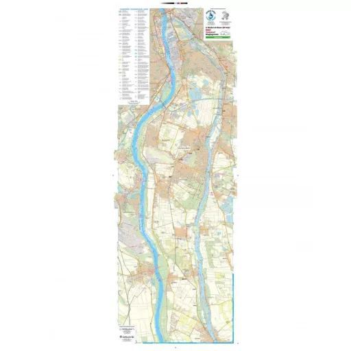Knjiga, vodna karta Dunav Budimpešta-Dunaújváros (MAĐARSKA)