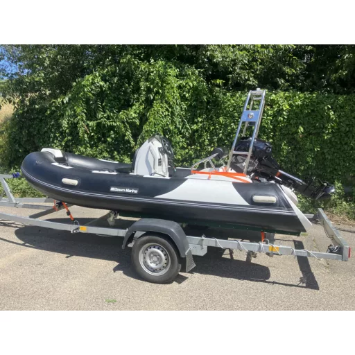 Dawn Marine RIB BOOT 390C crno i bijelo