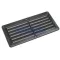 Plastična ventilacijska ploča 260 x 127 mm, crna