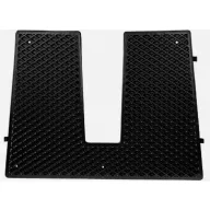   Utošivači vibracija za ogledala, plastika, crni, 430 x 324 mm, 