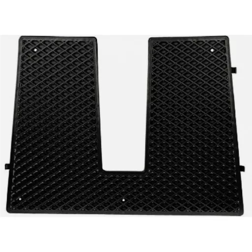 Utošivači vibracija za ogledala, plastika, crni, 430 x 324 mm, 