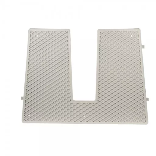 Antivibracijsko ogledalo od plastike, sivo 430x324 mm 