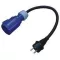Adapter kabel 3m Schuko UTIKAČ > CEE UTIČNICA
