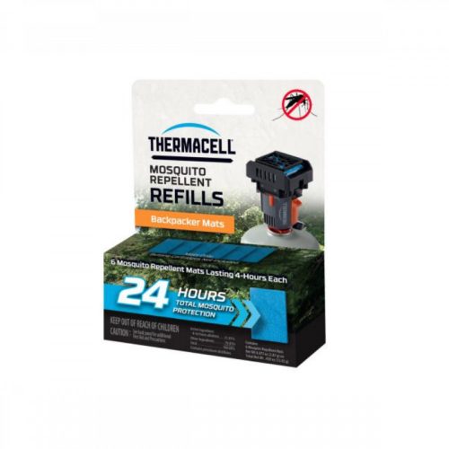Thermacell 24 órás Világjáró lapka utántöltő csomag 6 db