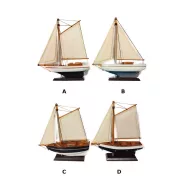 Set jedrilica u različitim bojama 19cm 