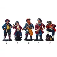 Uspravljene piratske figure 