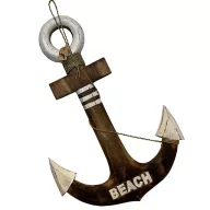 Drveni sidreni klin s natpisom plaže 60 cm 