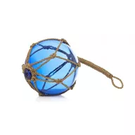 Plavi stakleni stožac 31 cm 