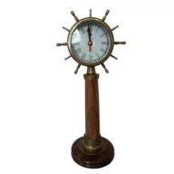Sat na drvenom postolju 39 cm 