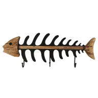 Kost z ribljom kosti s zubima 59,5 cm 
