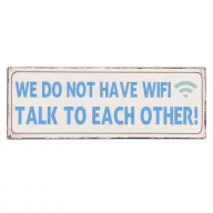 Ploča za zid nema Wifi chat